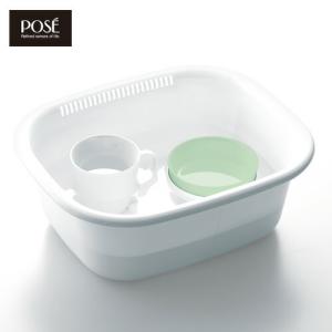 ポゼ 洗い桶 角型 抗菌 アスベル ASVEL POSE  ギフト