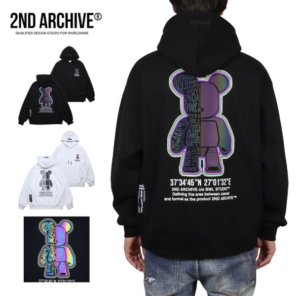 【並行輸入品】セカンドアーカイブ プルオーバーパーカー 2ND ARCHIVE フーディ トップス ...