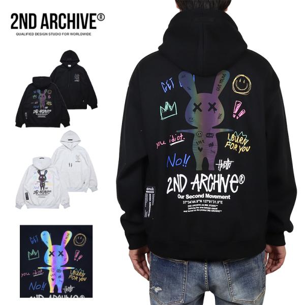 【並行輸入品】セカンドアーカイブ プルオーバーパーカー 2ND ARCHIVE フーディ トップス ...