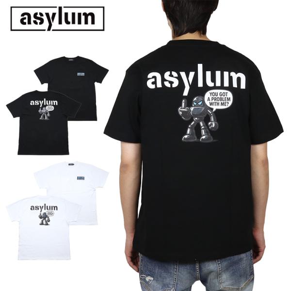 アサイラム Tシャツ ASYLUM 当店オリジナルアイテム 半袖Tシャツ メンズ レディース ブラン...