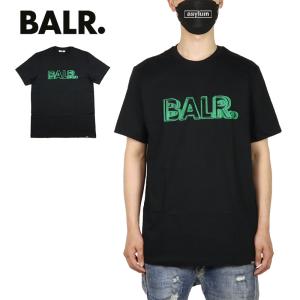 セール開催中 ボーラー Tシャツ BALR. 半袖 メンズ レディース ブランド 大きいサイズ 綿100% おしゃれ おすすめ 人気 黒 balr032｜asylum