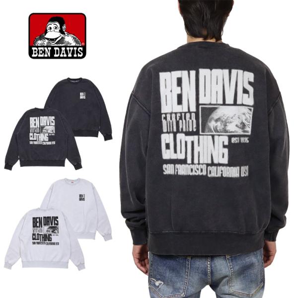ベンデイビス トレーナー BEN DAVIS スウェット メンズ レディース ブランド 大きいサイズ