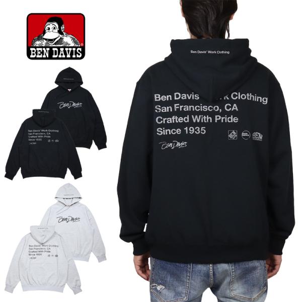 ベンデイビス パーカー BEN DAVIS プルオーバー フーディ メンズ レディース ブランド 大...