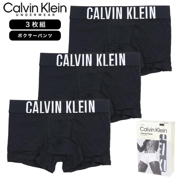 【並行輸入品】カルバンクライン ボクサーパンツ 3枚組 CALVIN KLEIN トランクス 下着 ...