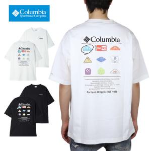 コロンビア Tシャツ COLUMBIA 半袖 トップス メンズ レディース ブランド 大きいサイズ おしゃれ 黒 白 吸湿速乾 ドライ 紫外線カット｜asylum