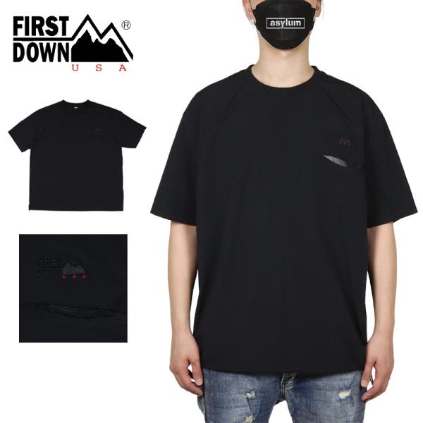 ファーストダウン Tシャツ FIRST DOWN 半袖 トップス メンズ レディース ブランド 大き...