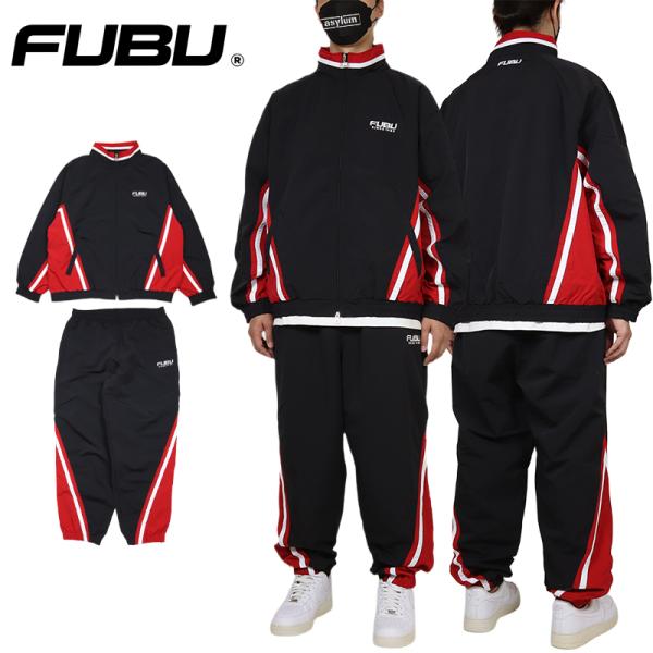 フブ ナイロンセットアップ FUBU ジャケット アウター パンツ メンズ ブランド 大きいサイズ ...
