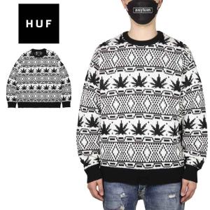 HUF（ハフ） セーター 長袖ニット HUF GREEN BUDDY UGLY SWEATER