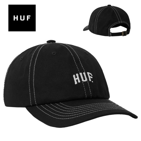 HUF キャップ ハフ 帽子 メンズ レディース ブランド 大きいサイズ 黒