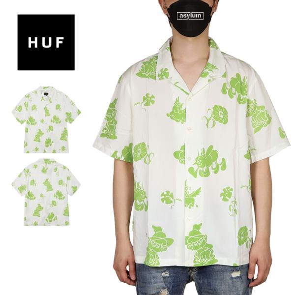 HUF シャツ ハフ 半袖 開襟 メンズ レディース ブランド 大きいサイズ おしゃれ おすすめ 人...
