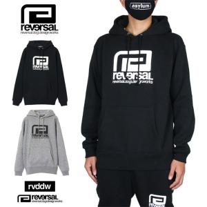 リバーサル REVERSAL パーカー フーディ プルオーバー 裏起毛 バックプリント ロゴ メンズ レディース 大きいサイズ ブランド BIG MARK｜asylum
