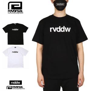 リバーサル Tシャツ reversal 半袖Tシャツ rvddw メンズ レディース ブランド コットン 綿100% 大きいサイズ おしゃれ 黒 白 rvbs051