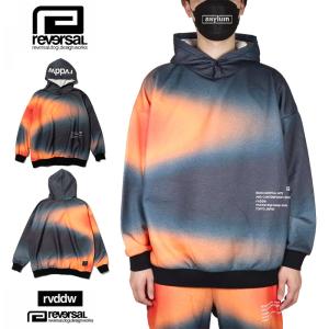 リバーサル パーカー reversal プルオーバーパーカー フーディ rvddw 裏毛 セットアップ対応 メンズ レディース ブランド 大きいサイズ おしゃれ｜asylum