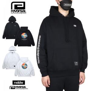 リバーサル パーカー reversal フーディ 裏起毛 メンズ レディース ブランド 大きいサイズ 人気 黒 reversal523 M L XL｜asylum