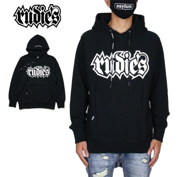 ルーディーズ パーカー RUDIE'S プルオーバーパーカー メンズ レディース 大きいサイズ ブラ...