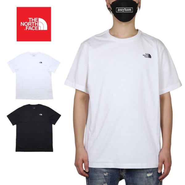 【並行輸入品】ノースフェイス Tシャツ半袖 メンズ 刺繍 THE NORTH FACE メンズ レデ...