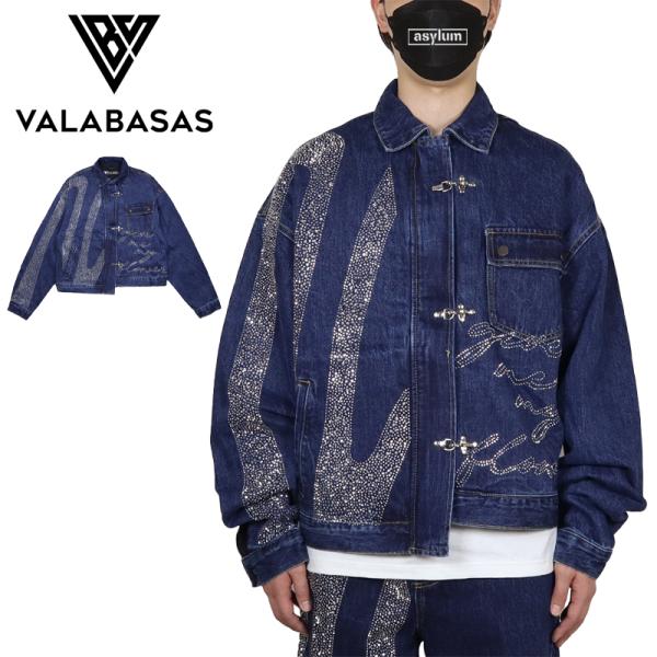 バラバサス デニムジャケット VALABASAS アウター セットアップ対応 メンズ レディース ブ...