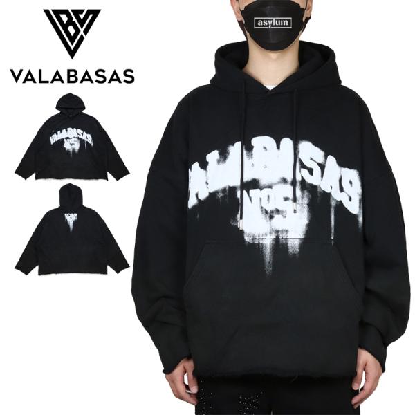 バラバサス プルオーバーパーカー VALABASAS フーディ ビッグシルエット メンズ レディース...