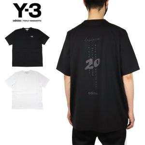 Y-3 Tシャツ ワイスリー 半袖Tシャツ メンズ レディース ブランド 大きいサイズ Y3 ADIDAS アディダス yoji yamamoto 黒 白 HG8797 HG8796｜asylum