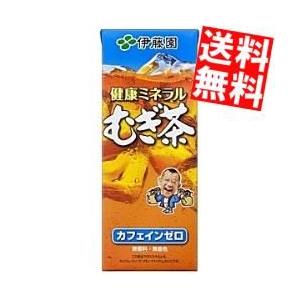 送料無料 伊藤園 健康ミネラルむぎ茶 250ml紙パック 24本入 (ミネラル