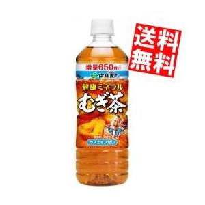 送料無料 伊藤園 健康ミネラルむぎ茶 650mlペットボトル 24本入