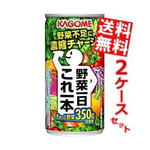 送料無料 カゴメ 野菜一日これ一本 190g缶 60本 (30本×2ケース)