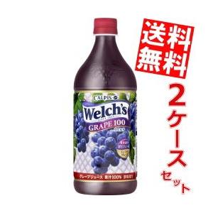 送料無料 カルピス Welch's ウェルチ グレープ100 800gペットボトル 16本 (8本×2ケース)