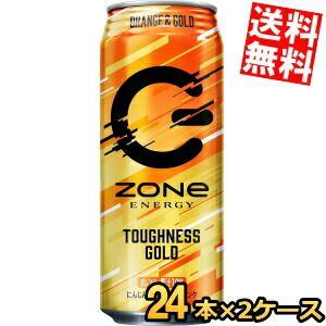 送料無料 サントリー ZONe ENERGY TOUGHNESS GOLD 500ml缶 48本(2...
