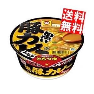 マルちゃん 東洋水産 黒いまめ豚カレーうどん 42g×24(12×2)個入｜ 送料