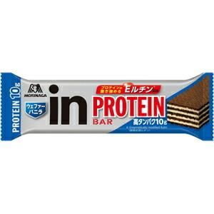 送料無料 森永 inバー プロテインウェファーバニラ 12本入 (ウイダー