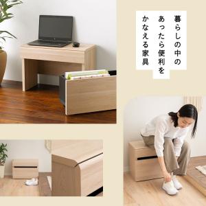 ベンチボックス 高さ41cm キャスター付き ...の詳細画像1