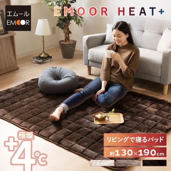 ラグ カーペット 130×190cm 長方形 洗える 吸湿発熱 極暖 あったか 暖か 冬用 防寒 寒...