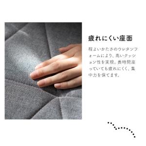 デスクチェア キャスター付 昇降 回転 キルテ...の詳細画像5