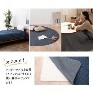 デニム調 こたつ 上掛け リバーシブル 正方形...の詳細画像3