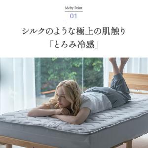 夏用 オーバーレイ 敷きパッド シングル セミ...の詳細画像4