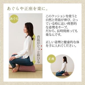 そば殻クッション あぐらクッション あぐら椅子...の詳細画像2