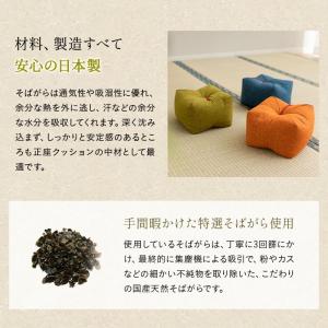正座クッション 正座椅子 小 日本製 そばがら...の詳細画像2