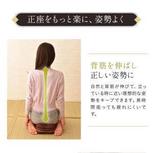 正座クッション 正座椅子 小 日本製 そばがら...の詳細画像3