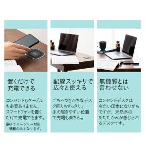 デスク パソコンデスク 机 書斎デスク ワイヤ...の詳細画像2