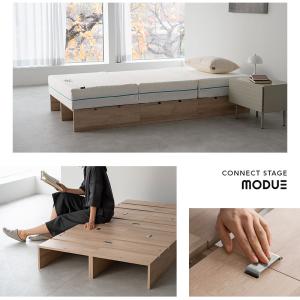 ステージベッド シングル 分割式 連結パーツ付...の詳細画像1