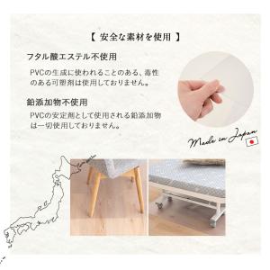 折りたたみベッド用 保護 マット 撥水 クリア...の詳細画像5