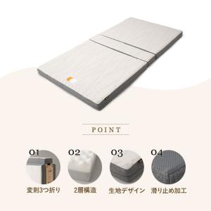 折りたたみベッド専用 マットレス シングル 3...の詳細画像2
