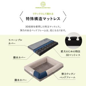 ドッグ マットレス 体圧分散 3D構造 プレミ...の詳細画像5