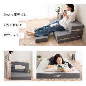 マットレス シングル 4WAY 三つ折り 折り...の詳細画像2