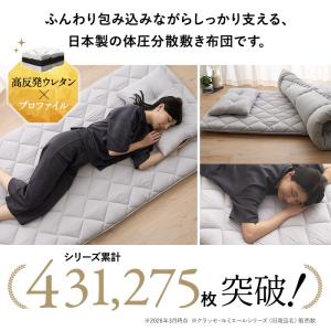 敷き布団 敷布団 シングル 日本製 体圧分散 ...の詳細画像1