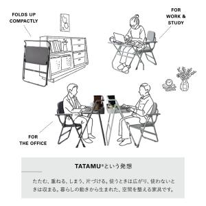 折りたたみ デスク テーブル 机 完成品 コン...の詳細画像5