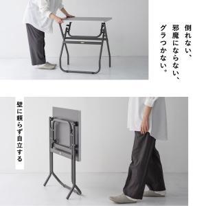 折りたたみ マルチ テーブル 幅70cm 長方...の詳細画像1