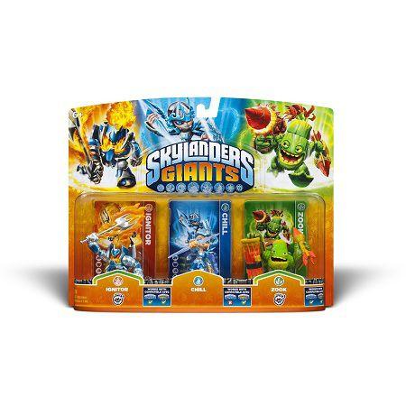 Skylanders Giants Triple Pack: Ignitor/Chill/Zook ...