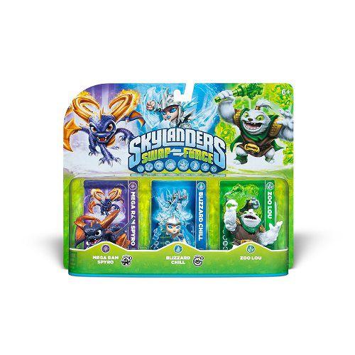 Skylanders SWAP FORCE TRIPLE PACK : ZOU LOU/MEGA R...