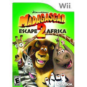 Wii MADAGASCAR ESCAPE 2 AFRICA 北米版マダガスカル　エスケープ2　アフ...